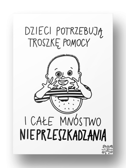 Plakat A3 "Dzieci potrzebują troszkę pomocy" Plakat A3 "Dzieci potrzebują troszkę pomocy"