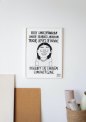 Plakat A3 "Kiedy zaakceptowałam swoje słabości"